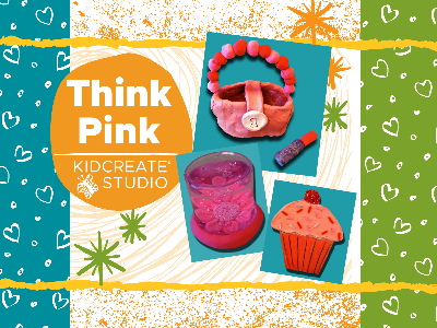 Kidcreate Studio - Fairfax Station. Think Pink Mini-Camp (4-10 Years)